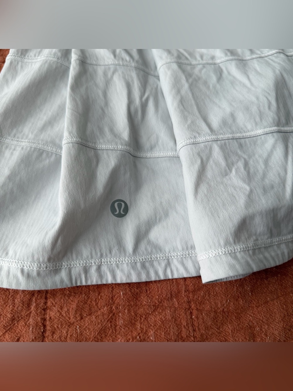 Lululemon Pace Rival Skirt (Tall) *4-way Stretch 15" White 4 Tennis Skort W8A85T - Picture 8 of 10